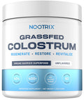 Nootrix Grassfed Colostrum Supplement | Bovine Colostrum Powder Superfood, Supports Gut Health, Immunity, Muscle Recovery, Promotes Hair Growth & Radiant Skin, Sinus Health | Unflavored, 60 Servings