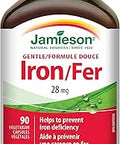 Jamieson Laboratories Gentle Iron 28Mg 90 Count
