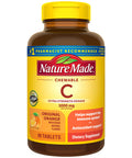 Nature Made Extra Strength Dosage Chewable Vitamin C 1000 Mg Per Serving Dietary Supplement For Immune Support 90 Tablets 45 Day Supply