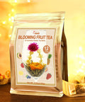 Fullchea - Blooming Flowering Tea 12 Unique Varieties - Flowering Tea in 12 Delicious Fruit Flavors - For Tea Lovers Christmas Anniversary Valentine Birthday
