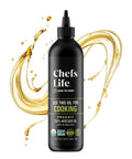 Chefs Life Organic Avocado Oil - Organic Avocado Oil For Cooking, Avocado Oil Organic for Dressing, Dipping, Drizzle, 100% Pure, Single Origin, Non GMO - 16.9 Fl Oz Squeezable Bottle (3 Pack)