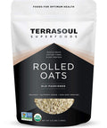 Terrasoul Superfoods Organic Rolled Oats 2.5 lbs - Gluten- | Old-Fashioned | Whole Grain