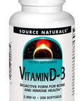 Source s Vitamin D-3 2000 iu Supports Bone & Immune Health - 200 Softgels