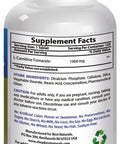 Best Naturals L-Carnitine Fumarate 1000mg per Tablet - 120 Count - Boosts Cellular Energy