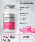 Womens Prenatal Multivitamin with DHA 180 Softgels by Horbaach