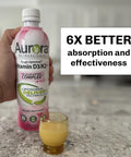 Aurora Nutrascience MegaLiposomal Vitamin D3/K2+ with Vitamin C Organic Fruit Flavor Gluten NonGMO 32 Single Serve Packets 21.7 oz (640 mL)