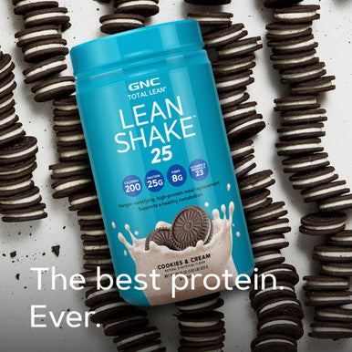 Gnc Total Lean | Lean Shake 25 Protein Powder | High-Protein Meal Replacement Shake | And Cream | 16 Servings