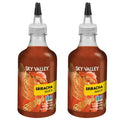 Sky Valley Sriracha Sauce - Hot Sauce, Made with Red Jalapeno Peppers, Gluten Free, Vegan, Non-GMO, Less Than 2g of Sugar per Serving, 5 Calories per Serving - Sriracha Hot Sauce, 14 Oz