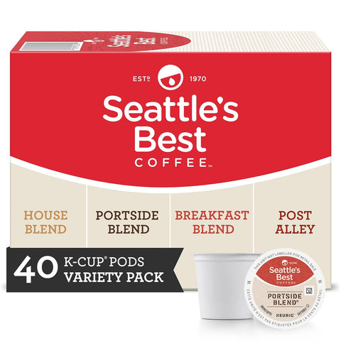 SeattleÃƒÂ¢Ã¢â€šÂ¬Ã¢â€žÂ¢s Best Coffee, Flavored K-Cup Coffee Pods, Toasted Hazelnut, 100% Arabica, 6 Boxes (60 Pods Total)