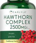 Carlyle Hawthorn Berry Complex | 2500mg | 120 Capsules | Extract Powder Pills | Non-GMO & Gluten Supplement
