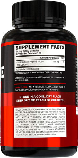 L Arginine Patented Nitrosigine 1500mg Patented Bonded LArginine Silicate Nitric Oxide NO Booster Pre Workout Supplement for Muscle Growth Pumps Vascularity Energy 90 Veggie Pills