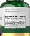 Carlyle Black Currant Oil Softgels | 1500mg | 200 Count | Non-GMO and Gluten Formula | Black Currant Seed Oil