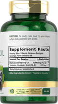 Carlyle Black Currant Oil Softgels | 1500mg | 200 Count | Non-GMO and Gluten Formula | Black Currant Seed Oil
