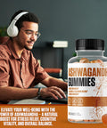 EPN Supplements Ashwagandha Gummies | #1 Rated Ashwagandha Supplement To Enhance Mood, Relax & Calm Mind, Stress Reducer + Fall Asleep Faster | Dairy & Gluten Free + Keto Friendly For Men & Women - 60 Gummies