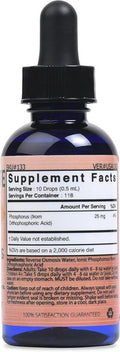 Good State Phosphorus Ultra Concentrate Liquid Ionic Trace Minerals Homeopathic Solutions For Digestion Improves Nutrient Uptake 100 Servings 50 Ml