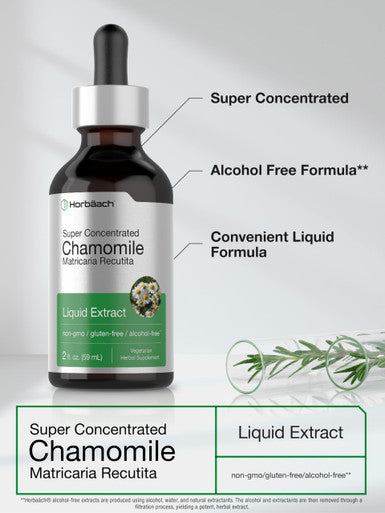 Horbaach Chamomile Extract Liquid 2 Fl Oz