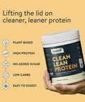 Nuzest Pea Protein Powder Clean Lean Protein Premium Vegan Plant Based Dairy Gluten GMO Naturally Sweetened Protein Shake Smooth Vanilla 20 Servings 1.1 lb