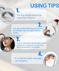 Electric Pulse Neck Massager With Heat For Pain Relief Fsa Or Hsa Eligible 10 Modes 15 Intensities Therapy Deep Tissue Trigger Point Intelligent Massager Cordless Gifts For Men Women
