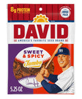 DAVID SEEDS Roasted and Salted Original Jumbo Sunflower Seeds, Keto Friendly, 5.25 Oz, 12 Pack