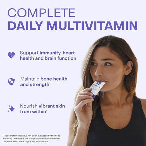 Healthycell Bioactive Daily Liquid Multivitamin For Men & Women â€“ 20+ Essential Vitamins Minerals & Antioxidants For Brain Heart Immunity Energy Skin & Hair Support - 30 Gel Packs