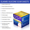 Silicone Scar Sheets (1.6 X 120 ), Clear Gel Silicone Scar Tape, Invisible Medical Grade Scar Silicone Strips, Transparent Advanced Removal Scar Patches For C-Section, Keloids, Burn, Acne