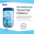 4Life Transfer Factor Tri-Factor Formula - Advanced Immune Support Supplement with Cow Colostrum & Chicken Egg Yolk - Boosts NK Cell Activity & Overall Immunity - 60 Veggie Capsules