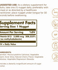 Solgar Methylcobalamin (Vitamin B12) 5000 Mcg - 60 Nuggets Pack Of 3 - Supports Energy Metabolism - Vitamin B - Non-Gmo Vegan Gluten Free - 180 Total Servings