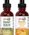 Maryruth Organics Joint Health Liquid Drops & Turmeric Gold Drops | USDA Organic & Clean Label Project Verified | Vitamins for Joint Immune Digestive Support | Vegan Non-GMO Gluten