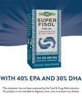 Nature'S Way Super Fisol Premium Fish Oil, Sustainably Sourced, Tested For Pcbs, Heavy Metals, And Impurities, 70% Epa/Dha, 180 Softgels