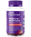 New Chapter Women s 50+ Multivitamin Gummies 66% Less Sugar, Women s Healthy Aging Gummy Vitamins with Vitamin C, B Vitamins & Zinc, Non-GMO, Gluten Free, Berry Citrus Flavored, 90 ct