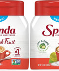 SPLENDA Monk Fruit Zero Calorie Plant Based Granulated Sweetener Jar, 19 oz