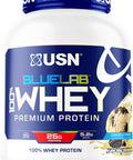 USN Supplements BlueLab 100% Whey Protein Powder, Keto Friendly, Low Carb and Low Calorie, Cookies & Cream, 4.5 Pound