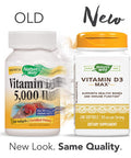 Nature'S Way Vitamin D3 Max, Supports Healthy Bones And Teeth*, Supports Immune Health*, 125Mcg Per Serving, 240 Softgels