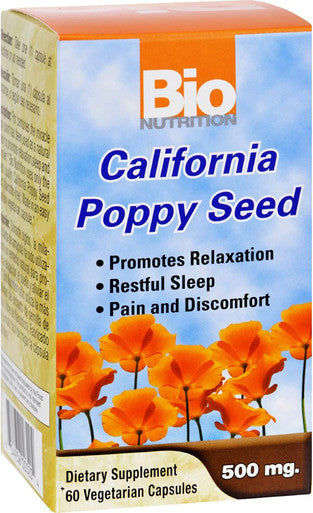 Bio Nutrition Inc, California Poppy, 60 Vcap