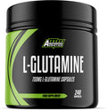 L-Glutamine 240 Capsules - 750mg Per Capsule 1500mg Per Serving - High Strength Amino Acid for Muscle Performance & Recovery