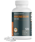 Bronson Magnesium 500 Mg Supports Bone & Muscle Health & Nervous System Support - Non-Gmo, 120 Vegetarian Tablets