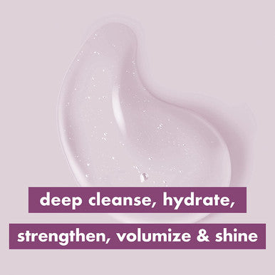 Love Beauty And Planet Sulfate-Free Deep Cleanse, Hydrate, Strengthen, Volumize & Shine Vegan Biotin & Sun-Kissed Mandarin 5-in-1 Multi Benefit Nourishing Shampoo, 32.3 Fl Oz