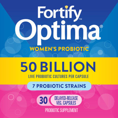 Fortify Optima Womens Daily Probiotic with 7 Strains 30 Capsules