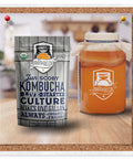 Fermentaholics Jun Kombucha Starter Culture Usda Organic Jun Scoby and Starter Tea Makes 1 Gallon Brewed With Organic Green Tea and Honey Brew Jun Tea