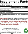 Best Naturals Prebiotics Fiber XOS (Xylo Oligosaccharide) 1400mg Serving 120 Veg Capsules