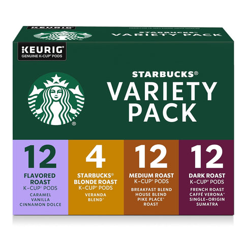 Starbucks K-Cup Coffee Pods, Medium Roast Coffee for Keurig Brewers, Holiday Blend, 100% Arabica, Limited Holiday Edition, 1 Box (32 Pods)