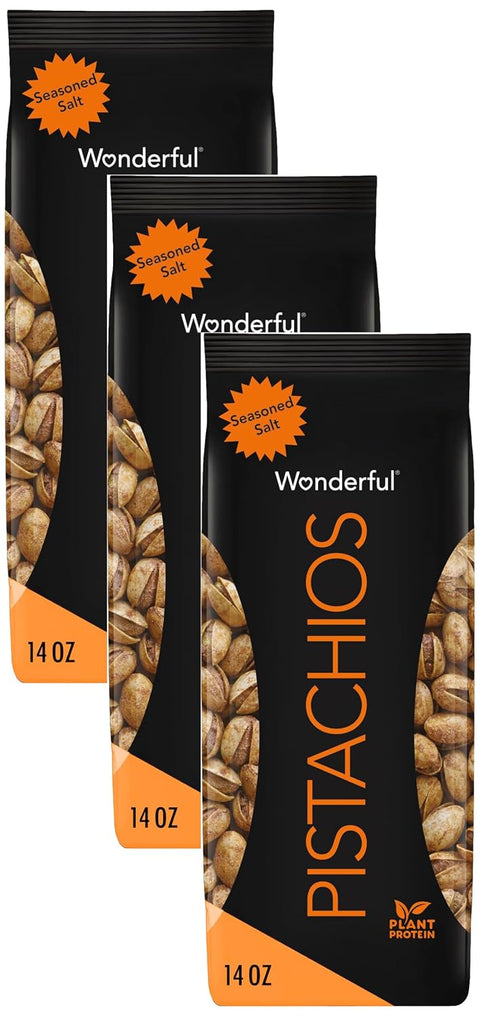 Wonderful Pistachios In Shell, Sweet Chili Flavored Nuts, 14 Ounce Bag, Protein Snacks, Gluten Free, Healthy Snack