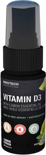 Innotech Nutrition Vitamin D3 Oral Spray, Lemon Flavour - 25 ml
