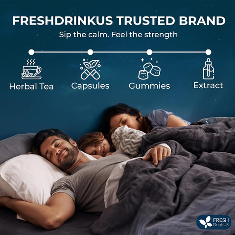 FreshDrinkUS, Premium 50 Mulberry Leaf Tea Bags, 100% Natural & Pure from Mulberry Leaves. Herbal Tea. Made with Natural Material Tea Bags. No Sugar, No Caffeine, No Gluten, Vegan.