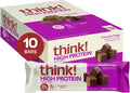 think! Protein Bars, High Protein Snacks, Gluten Free, Kosher Friendly,Variety Pack, Nutrition Bars, 2.1 Oz per Bar, 12 Count (Packaging May Vary)