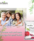 Herbion Naturals Zinc Eusacea and Vitamin C Lozenges with Natural Cherry Flavor 25 CT Dietary Supplement Supports Immune System Promotes Overall Good Health for Adults and Children 5