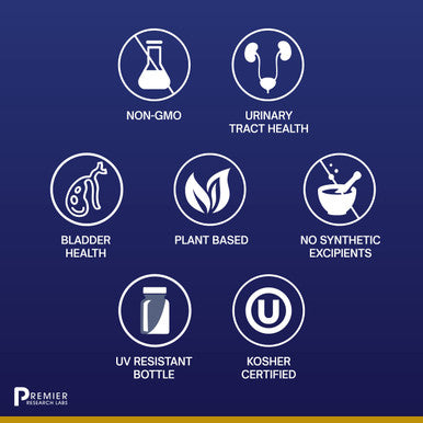 Premier Research Labs Uriven - Urinary Tract & Bladder Health Support - Uti Relief For Women - With Blueberries, Alfalfa Leaf
