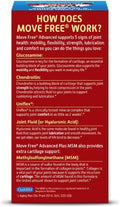 Schiff Move Advanced Plus MSM 120 tablets - Joint Health Supplement with Glucosamine and Chondroitin (Pack of 4)