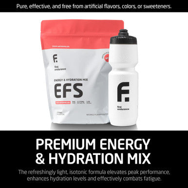 FIRST ENDURANCE EFS Hydration & Endurance Drink Mix - Premium Carbohydrates for Energy & Performance Electrolytes for Rapid Rehydration & Running| Isotonic Energy Fuel | Sour Watermelon