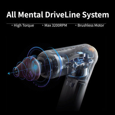 Breo Lucky 7 Massage Gun With Heat, Deep Tissue Muscle Massager, Stimulator, Body Relaxation, Low Noise For Recovery, Sports